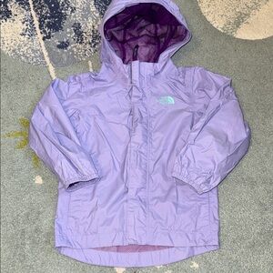 The North Face Lavender Rain Shell Jacket - 3T